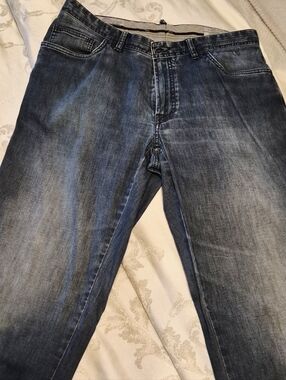 ​Brioni Handmade Tailored Jeans | Silver-Plated Hardware | Custom Fit 35x31